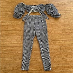 Hot Miami styles 2 pieces pans & top